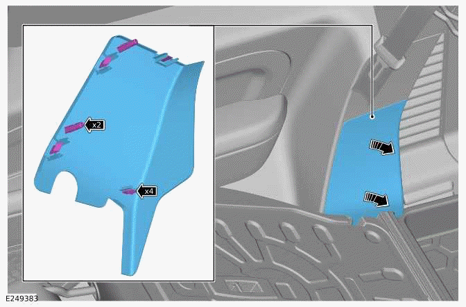 Rear Quarter Trim Panel - 90